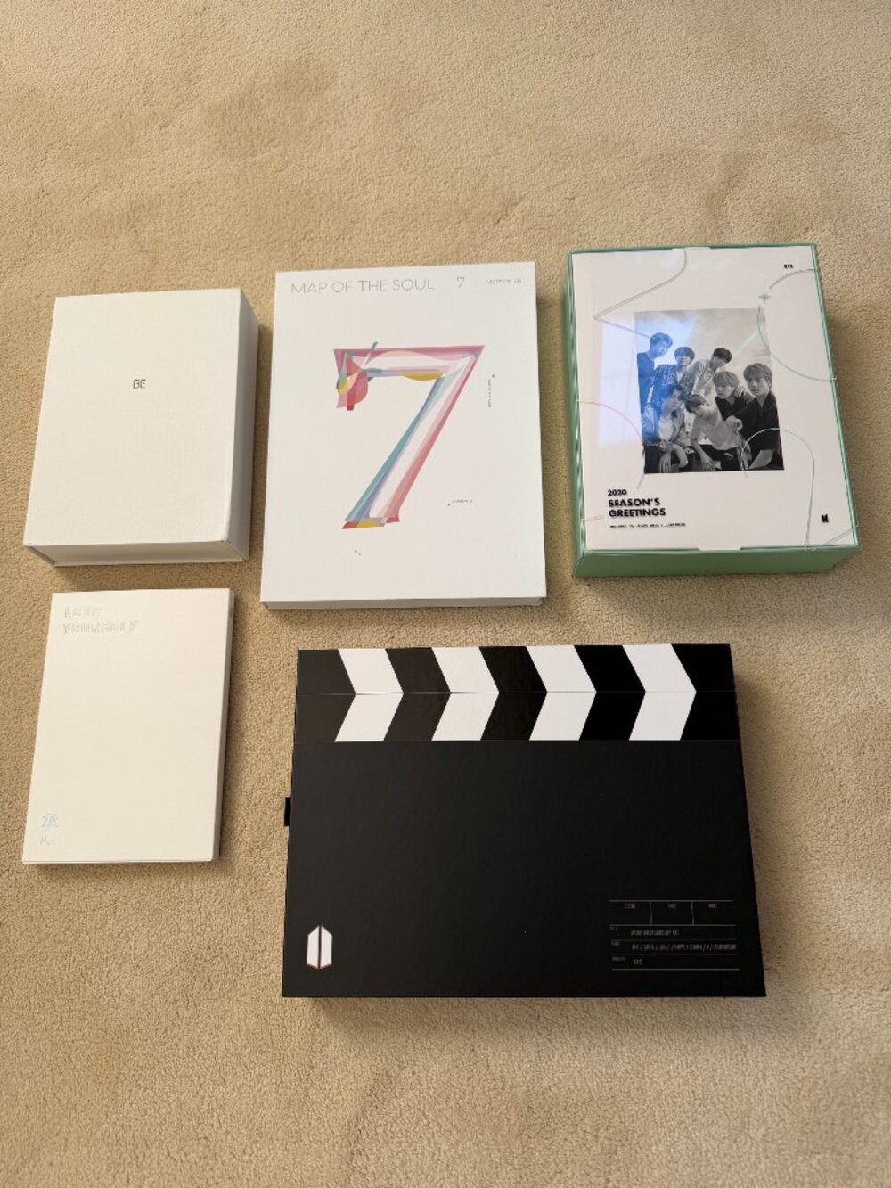 BTS memorabilia collection